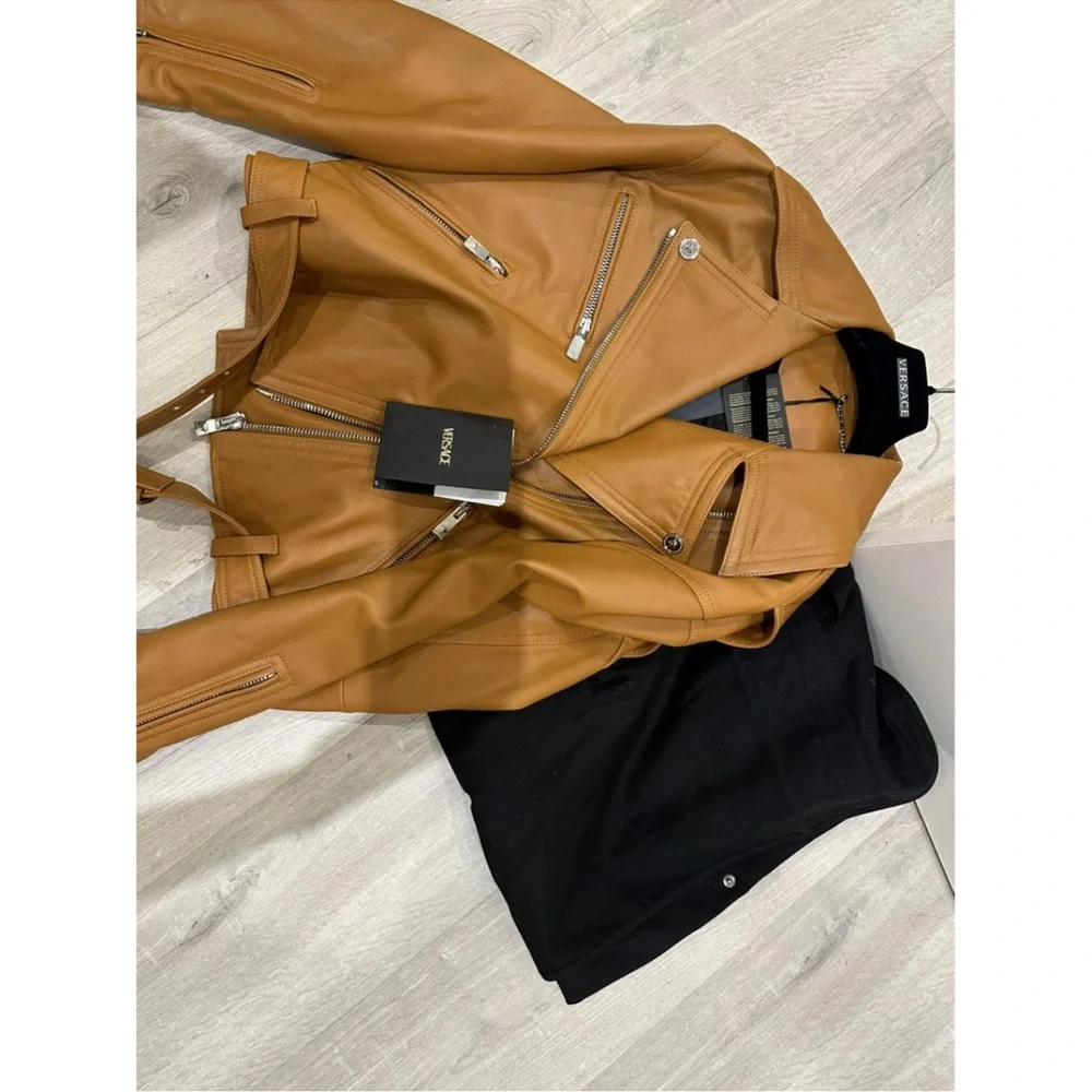 Versace‎ genuine leather jacket